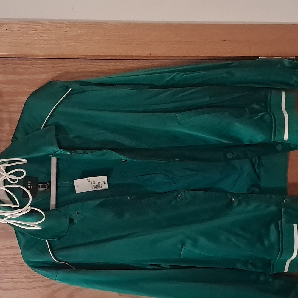 Satin varsity jacket